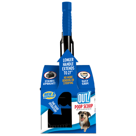 OUT! One Handed Dog Poop Scoop (Best Way To Clean Dog Poop From Yard)