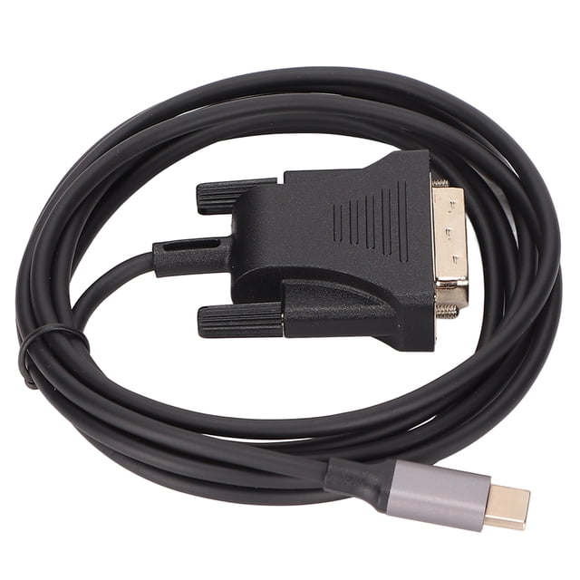 C USB C 3.1 A DVI Cable 190cm/74.8in Clear Estable Tipo C A DVI Adaptador de Cable Para TV TV Smartphone