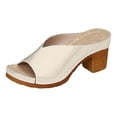 thumbnail image 5 of Modisza Platform Block Heel Sandals for Women Open Toe Arch Support Slip on Outdoor Shoes Ladies Fashion Wide Width Slippers White 6.5, 5 of 6