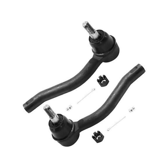 Front Outer Tie Rod Set - Compatible with 2011 - 2013 INFINITI M37 2012