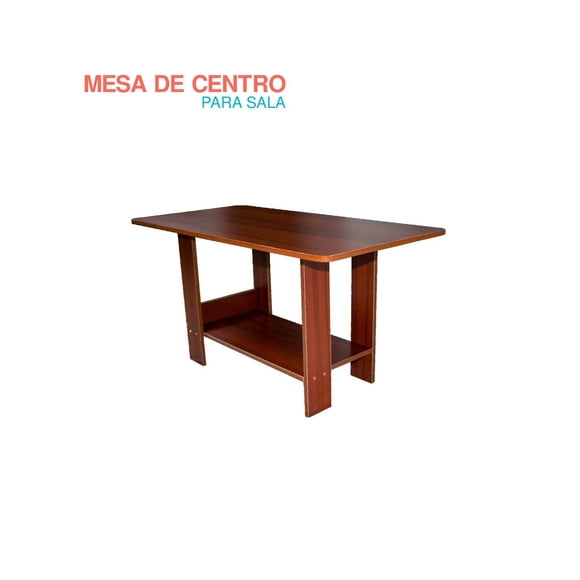 Mesa de centro Multiusos Minimalista Armable cafe 6.49 pulg