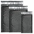 thumbnail image 2 of 30 Assorted, 4x8, 6x10, 8x12 Inch Colored Poly Bubble Mailers, All 3 Sizes, Self Sealing Padded Envelopes with Kiss Lip Stickers (Black), 2 of 4