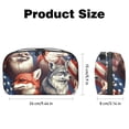 thumbnail image 5 of American Flag Travel Organizer Digital Pouch Charger Case Organizer Charge Cord Organizer Waterproof Oxford Cloth Electronics Organizer Bag 5.9x9.44x3.14 in., 5 of 6
