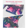 thumbnail image 4 of Gymnastics Leotards for Girls Dinosaur Sparkle Biketard Toddlers Kids Children, 4 of 6