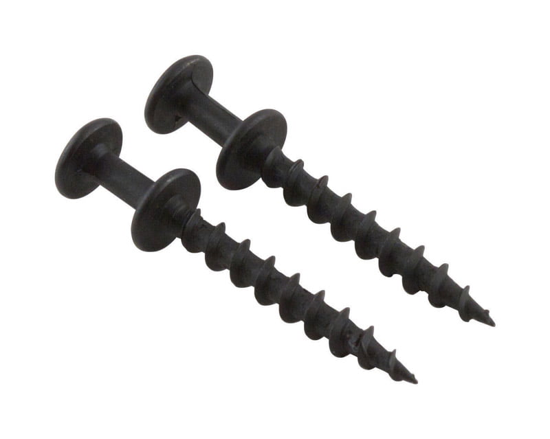 BCD-25 Black Hangman Double-Headed Bear Claw Screws for D-Rings/Wire 
