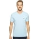 thumbnail image 1 of Camiseta Nautica para hombre, manga corta, lisa, entallada, cuello en V, azul, 1 of 3