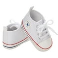thumbnail image 3 of Fortune Baby Patchwork Canvas Shoes Anti-Slip Sole Flat Sneakers First Walkers, 3 of 8