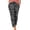 AA-Grey564, variant on XIAONU Women's Floral Print Capris High Waist Pocketed Trousers Stretchy Casual Vacation Bottoms Black