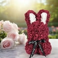 thumbnail image 5 of Steadline Simulated Rose Bunny Plush Romantic Valentine's Day Gift for Her with Foam Material Unique Cuddle Toy Present for Birthday Anniversary Celebration, 5 of 7