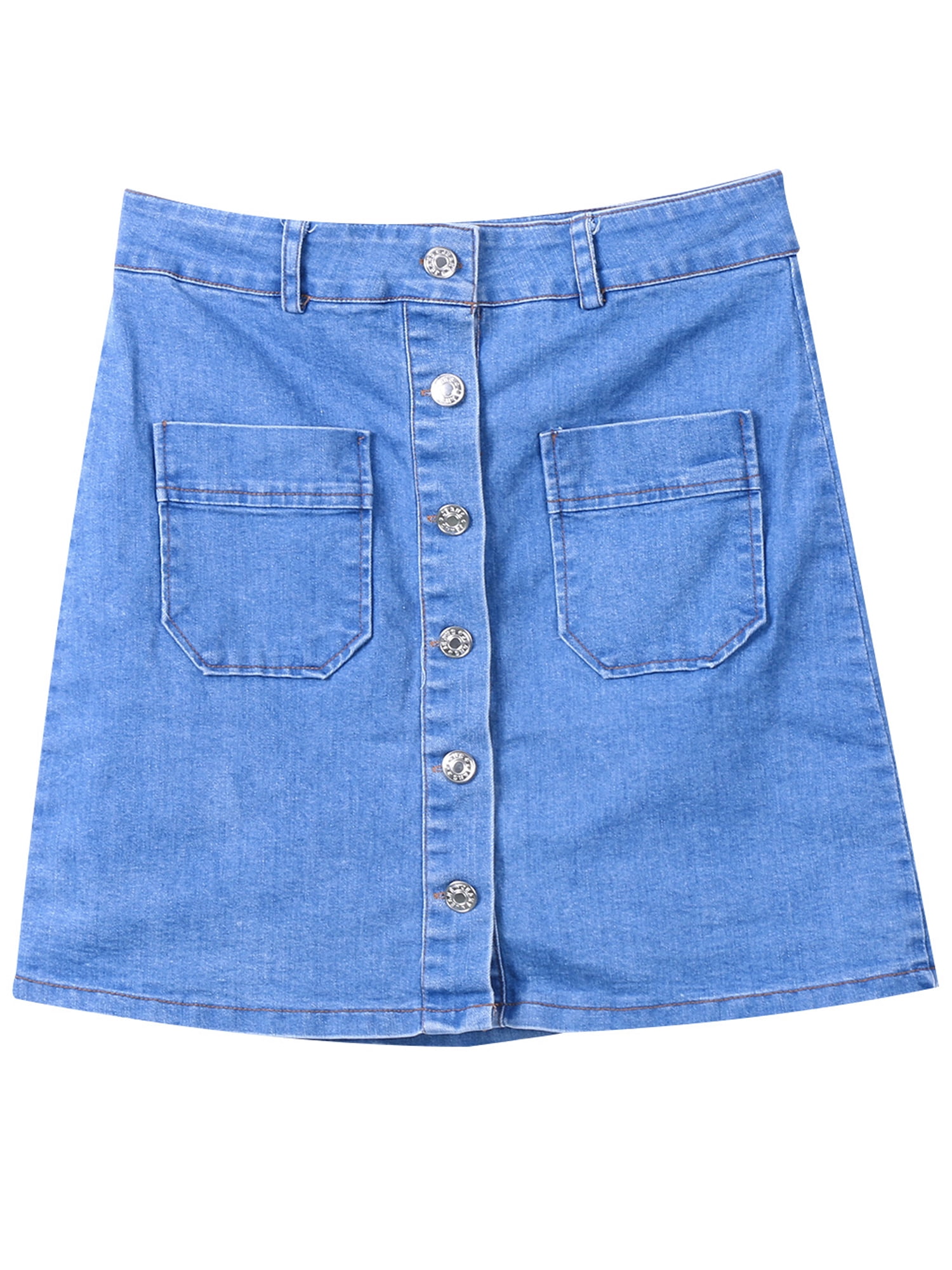 walmart denim skirt