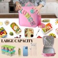 thumbnail image 5 of Bolsa de almuerzo con aislamiento de nailon y correa de hombro ajustable, bolsa de almuerzo preppy, lonchera preppy reutilizable para niñas de la escuela, lonchera para niños, 5 of 5