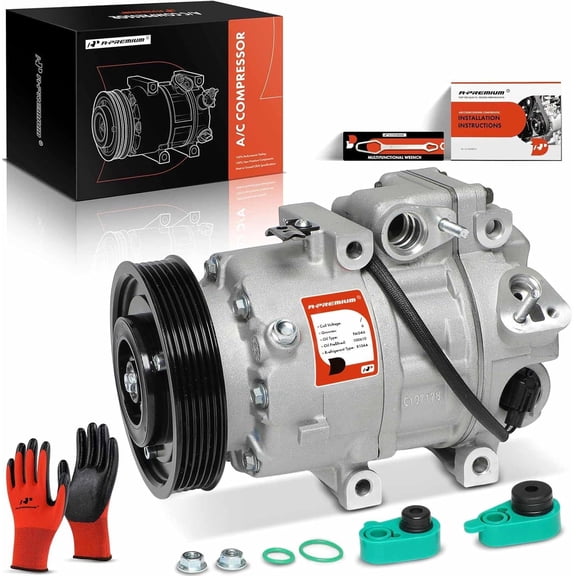 A-Premium Air Conditioner AC Compressor with Clutch Compatible with Kia Sorento 2014-2015 2.4L