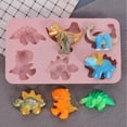 thumbnail image 3 of Advancent Molde de silicona para fondant con forma de dinosaurio para hornear fácil y divertido, molde de silicona para dinosaurio Herramientas y accesorios para hornear, 3 of 6
