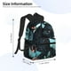thumbnail image 2 of Easygdp Black Panther Floral Illustration Mochila Casual para Portátil, Mochila para Escuela, Viajes, Negocios, 2 of 6