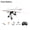 Dual Battery, variant on Rc Paper Airplane Kit with Gyro Stabilizer,DIY Electric Remote Control Plane with Dual Propellers, Lightweight Foldable Flying Toy Micro Fixed Wing Drone