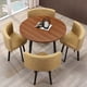 thumbnail image 5 of стол обеденный Dining Table Set 4 Chairs Comedor 4 Sillas My Lux Decor Round, 5 of 54