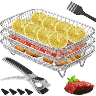 Stackable Reversible Rack for Ninja Foodi, Sduck Stainless Steel Dehydrator  Stand Rack Accessories for Ninja Foodi Pressure Cooker and 6.5 and 8 Qt