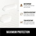 thumbnail image 4 of GORILLA GRIP Shelf Liner, DuraGuard Ribbed Waterproof Drawer, Cabinet Protection, 12x20, Clear, 4 of 8