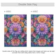 thumbnail image 4 of Yayeee Garden Flag 28" x 40" Double Sided Outdoor Yard Lawn Holiday Decorations, Light Purple Flowers, 4 of 6