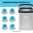 thumbnail image 2 of Chefman - Máquina de hielo de doble tamaño, 2 of 6