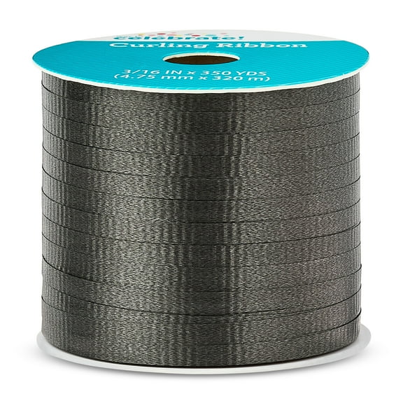Black Curling Ribbon, 350 yds, by Way To Celebrate
