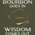 thumbnail image 3 of CafePress - Bourbon Goes In Wisdom Comes Out Whiskey L T Shirt - Men's Classic Graphic Cotton T-Shirt, 3 of 4
