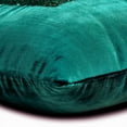 thumbnail image 2 of Decorative Teal Blue 12"x12" (30x30 cm) Throw Pillow Covers, Velvet Beaded Embroidered & Chevron Pattern Throw Pillows For Sofa, Solid Color Pattern Modern Style - Esquire Teal, 2 of 3