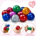 thumbnail image 6 of JOYFY 28 Packs Valentine's Day Stretchy Balls with Cards, Classroom Exchange Gift for Kids, Valentine's Party Favors, Classroom Holiday Reward Prizes, Stress Relief Stretch Balls, 6 of 8