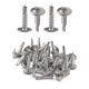 thumbnail image 1 of IMScrews 100 tornillos autoperforantes de cabeza de armadura #8 x 3/4 pulgadas, rosca estándar para trabajo en madera, acero inoxidable MDF 410, 1 of 5