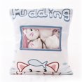 thumbnail image 2 of Fiudx Juguetes de Peluche con Forma de Pudín, Bolsa Acolchada Suave, Diseño de Hojaldre de Queso, Divertidos Matracas, Antiestrés, Decoración para El Hogar y La Oficina, Regalo para Seres Queridos, I, 2 of 3