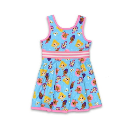 

Bubble Guppies Toddler Girls Fit and Flare Ultra Soft Dress BGG001DS