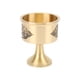 thumbnail image 1 of Copa De Cáliz De Latón, Copa De Licor De Patrón De Flor Grabada Hecha A Mano Vintage Latón Puro Para Boda Para Fiesta Para El Hogar Ccdes Otros, 1 of 8