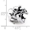 thumbnail image 3 of Reflection Beads Sterling Silver Reflections Race Horse Bead, 3 of 3
