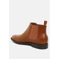 thumbnail image 3 of Fraser Men's Faux Leather Chelsea Boots, 3 of 11