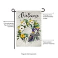 thumbnail image 3 of Evergreen Daisy Wreath Garden Burlap Flag 12.5 x 18 Inches Indoor Outdoor Decor, 3 of 7