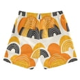 thumbnail image 2 of Orange Color Pattern Boys' Swim Trunks Beach Pool Shorts Quick Dry Soft Fabric Classic Fit, 2 of 8