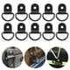 thumbnail image 4 of 10 piezas de accesorios de anclaje de amarre, gancho de tracción negro, amarre duradero en forma de D para Negro 65 mm, 4 of 8