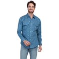 thumbnail image 1 of Camisa Vaquera Clásica Wrangler Manga Larga Hombre 735 Azul G, 1 of 5