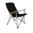 thumbnail image 1 of Sillón de camping de haya 600D, tela Oxford, silla reclinable plegable portátil para conducción autónoma al aire libre, color negro YUNYI BRAND Deportes, 1 of 8