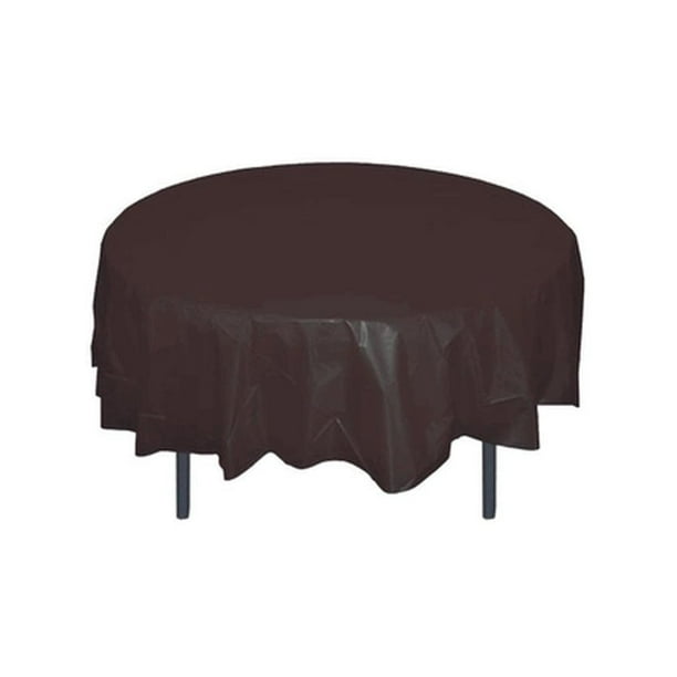 12 Count Black 84 Round Plastic Tablecloths Com 84 Round Plastic Tablecloths, Black Round Tablecloth Plastic
