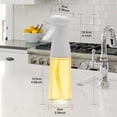 thumbnail image 6 of Olive Oil Sprayer for Cooking - 200ml Glass Oil Dispenser Bottle Spray Mister - Refillable Food Grade Oil Vinegar Spritzer Sprayer Bottles, 6 of 14