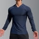 thumbnail image 4 of pstuiky camisetas de manga larga para hombre, Sudadera con capucha fina de manga larga para hombre, para fitness, exteriores, correr, otoño, transpirable y de secado rápido l, 4 of 4