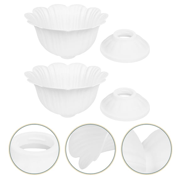 FUTUREORYY 2Pcs Roman Flower Pot Plastic White Decorative Plant Holder for Home Balcony Display