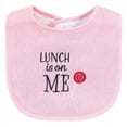 thumbnail image 4 of Hudson Baby Infant Girl Cotton Terry Bib and Burp Cloth Set 5pk, Cupcake, One Size, 4 of 6