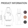 thumbnail image 3 of 1Pack Waterproof PU Apron,24.8X32.67 Inch Dishwasher Apron,Multi Purpose Kitchen Apron,Chemical Resistant,Adjustable for Dishwashing,Cleaning Fish,Gardening,Lab Work,Cooking(White), 3 of 9