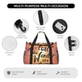 thumbnail image 4 of Balery Not All Who Wander Are Lost Bolsa de Gimnasio para Mujeres, Bolsa de Viaje con Bolsillo Húmedo, Bolsa de Fin de Semana para Mujeres, Bolsa de Viaje Resistente al Agua, 4 of 7