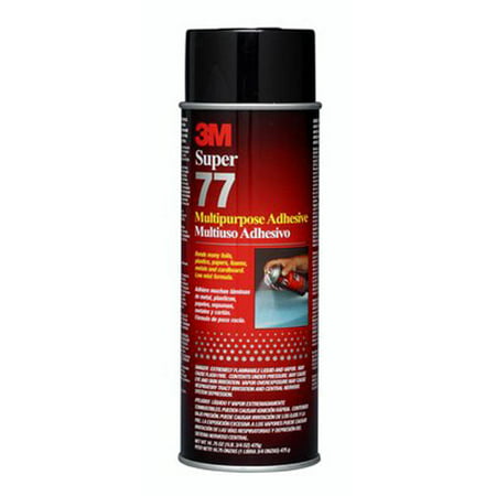 3M 77-10 7 Oz Super 77 Spray Adhesive (Best Spray Adhesive For Fabric)
