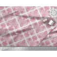 thumbnail image 2 of Soimoi Velvet Fabric Swirls & Paisley Print Sewing Fabric Yard 58 Inch Wide, 2 of 3