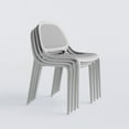 thumbnail image 5 of Shay Indoor and Outdoor Stackable Chair - Cement Gray - Set of 2, 5 of 7
