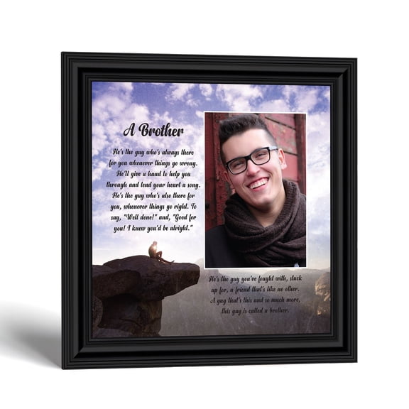 Brother Picture Frame, Sentimental Photo Keepsake Gift